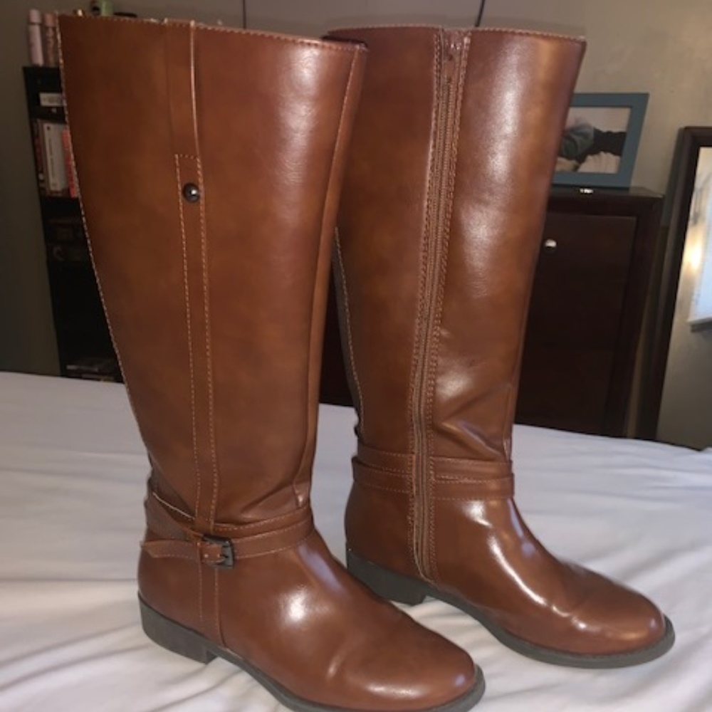 Brown Riding Boots / Calf Boots